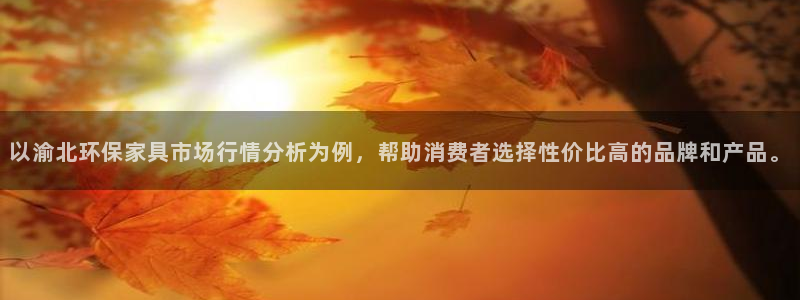 沐鸣2平台网站是什么：以渝北环保家具市场行情分析为例，帮助消